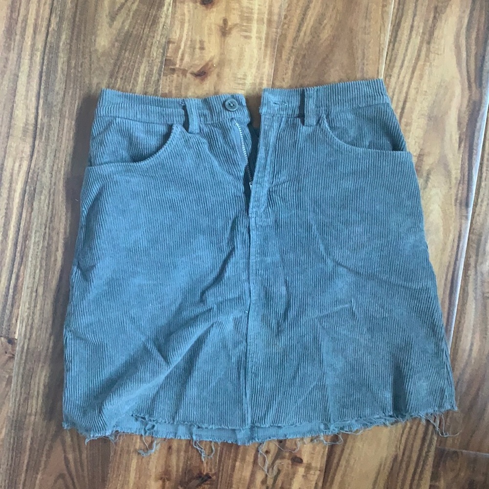 BRANDY CORD SKIRT